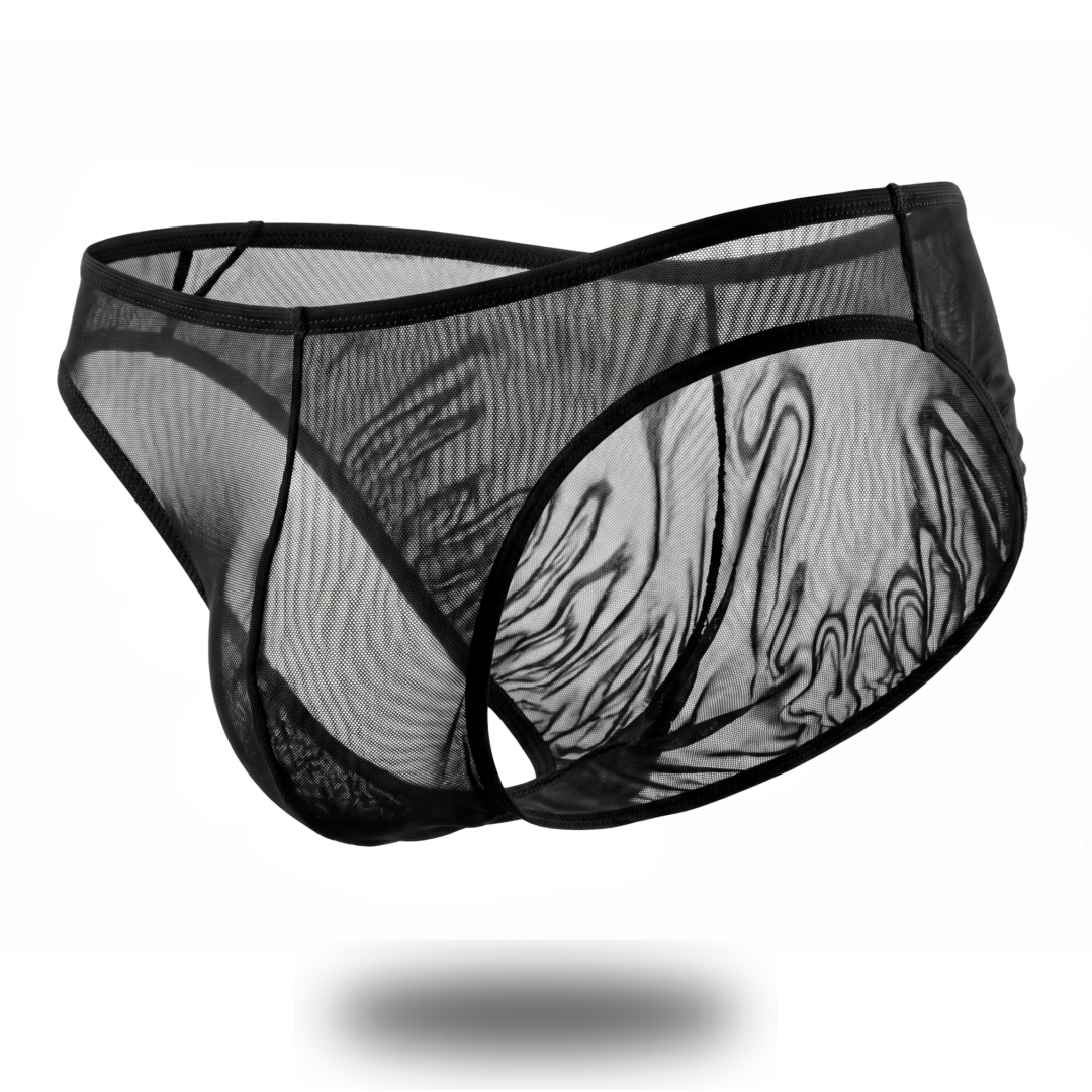 Bikini Lenceria Mesh Negro
