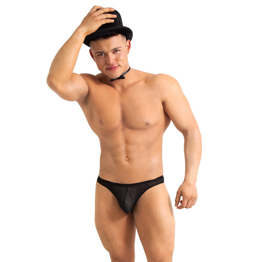 Bikini Lenceria Mesh Negro