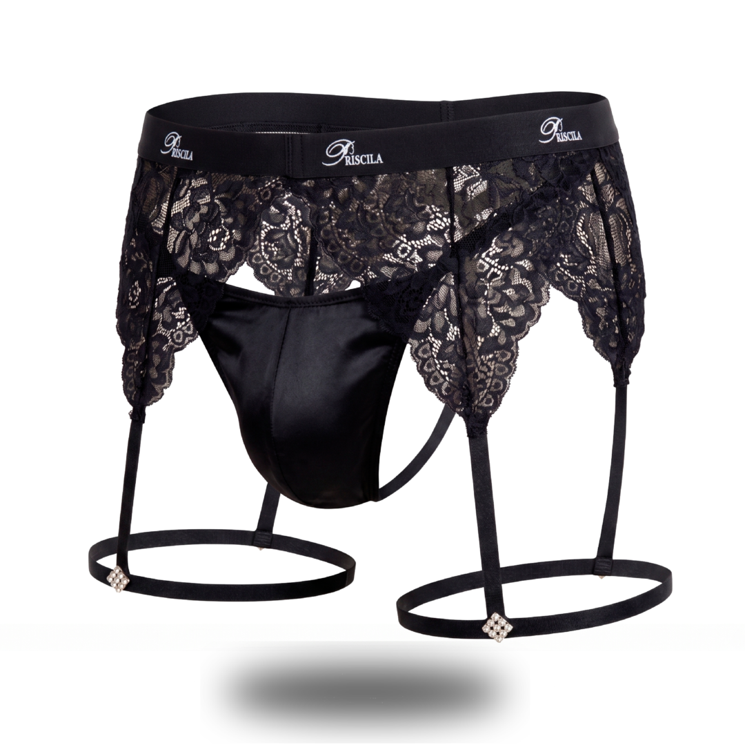 Tanga Lenceria Encaje Maid